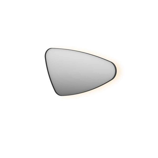 Ink SP23 Spiegel - 100x4x60cm - LED Colour Changing - Dimbaar - Rechts - Zwart