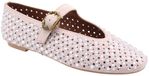 Kurt Geiger Roze Suède Ballerina's Vrouwen Maat 37