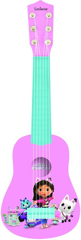 Lexibook Mijn Eerste Gitaar Gabby's Dollhouse - 21''/53 cm