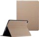 Selencia Tablet Hoes - Geschikt voor Apple iPad 9/8/7 10.2 inch (9e generatie 2021 / 8e generatie 2020 / 7e generatie 2019) - tablet Bookcase - Beige