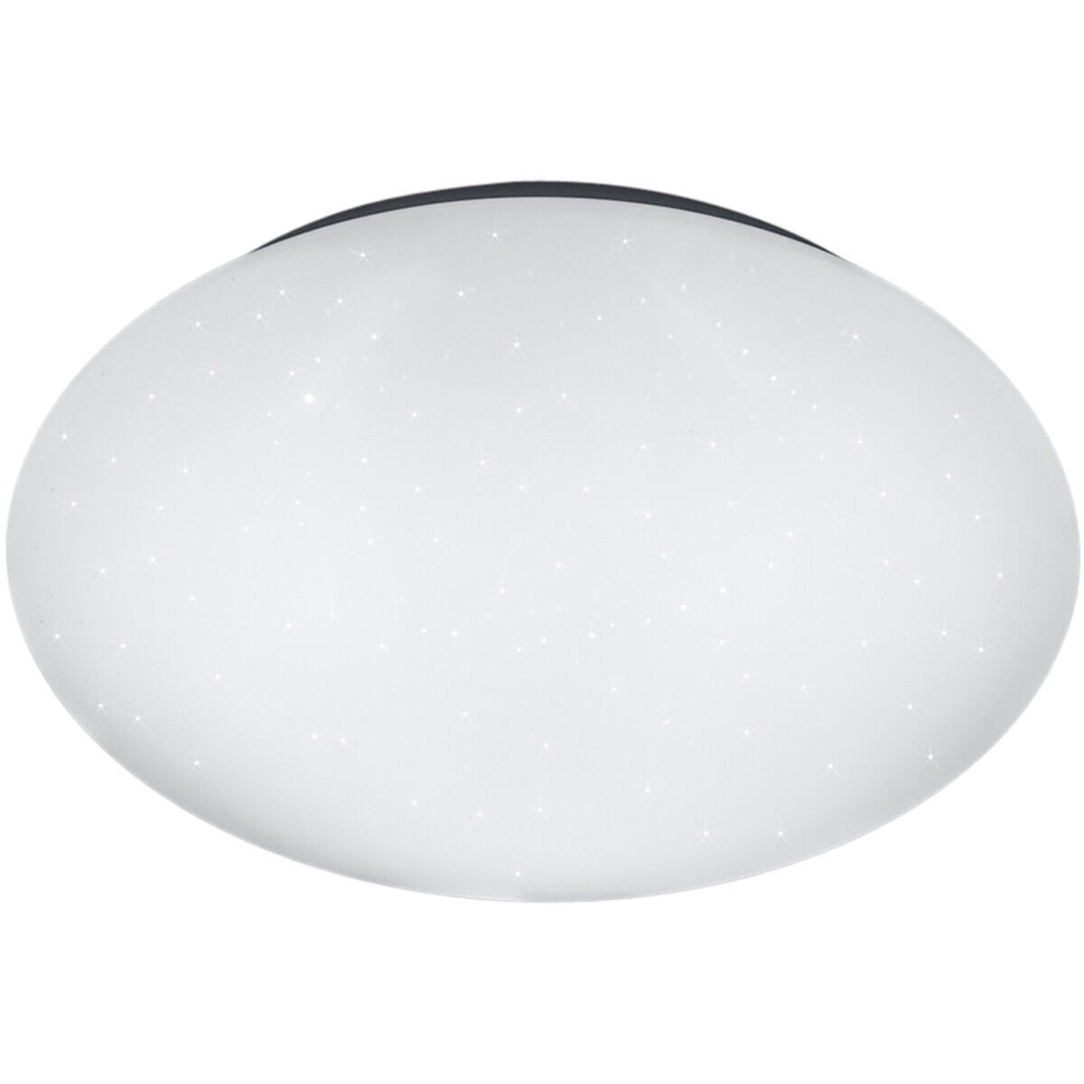 BES LED LED Plafondlamp - Trion Puta - 12W - Natuurlijk Wit 4000K - Sterlicht - Rond - Mat Wit - Kunststof