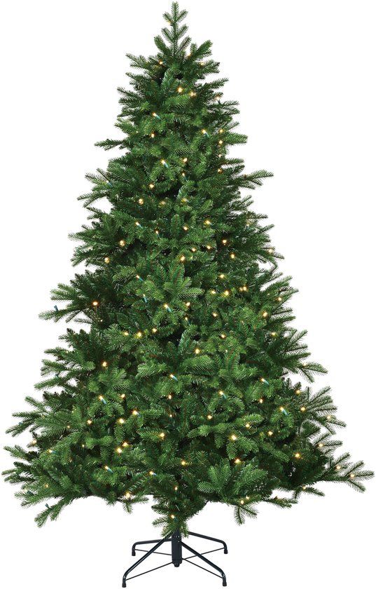 Black Box Trees Brampton Kunstkerstboom met LED Verlichting - H120 x Ø91 cm - Groen