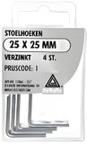 Deltafix Stoelhoeken 25 25mm verz 4st