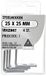 Deltafix Stoelhoeken 25 25mm verz 4st