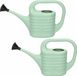 Prosperplast Gieter met broeskop - Set van 2x stuks - mintgroen - kunststof - 2 liter