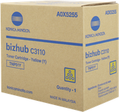 Konica Minolta TNP-51Y Yellow Toner Cartridge for Bizhub C3110