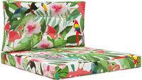 vidaXL Buitenbankkussen Polyester Kleurrijk 80 x 80 cm
