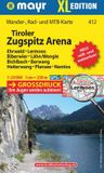 Tiroler KOMPASS Karten Tiroler Zugspitz Arena XL, Ehrwald, Lermoos, Biberwier, Lähn/Wengle, Bichlbach, Berwang, Heiterwang, Plansee, Namlos: Wandelkaart 1:25.000