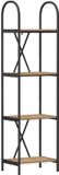 vidaXL Boekenplank - 4-laags - 40 x 30 x 146 cm - Hout - Artisan Eiken