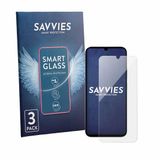 Savvies 3 Stuks Screenprotector - Geschikt voor Xiaomi Poco C85x - Beschermfolie Glas Transparant