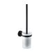 Gedy Eros wc-bril, glas, zwart, 36,6 x 8,5 x 12 cm