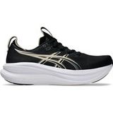 ASICS GEL-NIMBUS 28 Neutrale schoen Heren - zwart, crème, Maat 45