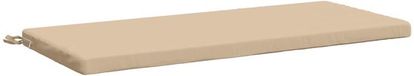 vidaXL Bankkussen SOEST 100% Polyester Crèmekleurig 110 x 50 x 5 cm