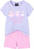 SQUISHMALLOWS Pyjamashort meisjes SQUISHMALLOWS lavendel