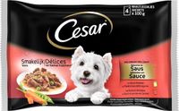 Cesar Smakelijk Vers maaltijdzakjes in saus multipack 4*100g 1x13