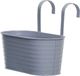 Decoris Jardinière suspendue - zinc - 32 x 16 cm - lilas violet