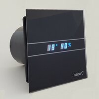 Cata E-100 GBTH Badkamerventilator Zwart - Automatisch - 100mm