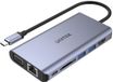 Unitek D1019B Serie - USB-C Hub - 8-in-1 - Power Delivery 100W - Aluminium Behuizing