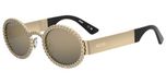 Moschino MOS204/S Rose Gold/Grey Bronze Mirrored 52/22/140 Women's Sunglasses