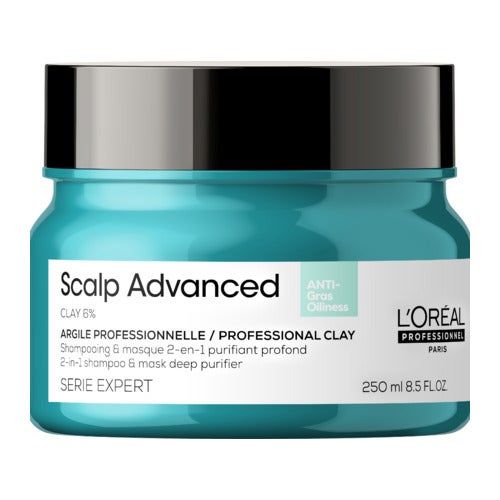 L'Oréal Professionnel Serie Expert Scalp Advanced Anti-Oiliness 2-in-1 Shampoo & Mask - 250 ml