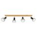 Homemania HOMBR_0054 wandlamp Olmo Cage, hout, metaal, zwart, 75 x 10 x 19 cm