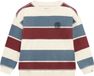 Noppies Trui stripe - Blue Mirage - Maat 116