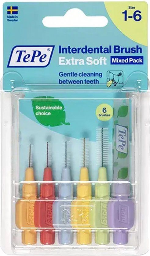 TePe Interdentale Ragers Extra Soft - Mix - 8 stuks