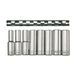 Teng Tools M1207 jeu de douilles profondes 8 pièces sur rail 1/2