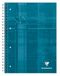 Clairefontaine 8211C Pak 5 Spiraalschriften Bind'O Block - A4+ 22,5x29,7 cm - 160 Uitscheurbare Geperforeerde Pagina's Grote Ruitjes Kader - Wit Papier 90 g - Hardcover Omslag - Willekeurige Kleuren