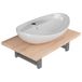 Ensemble de salle de bain 2 pièces céramique couleur chêne