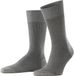 FALKE Fine Shadow gedessineerd katoen sokken heren grijs - maat 43-44
