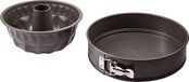 Bergner Bakset - Lovers - 1 x Springvorm en 1 x Tulbandvorm