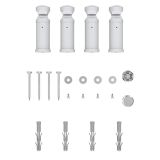 Rosani Classic/Avant ophangset set van 4 inclusief bevestingsmaterialen Blanc AF-CN0013 white