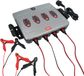 Carpoint BX-6 Acculader – 12V – 4 Accu’s Tegelijk – 16A – Volautomatisch 5-Staps – LED Displays – IP64 – Lood/AGM/GEL
