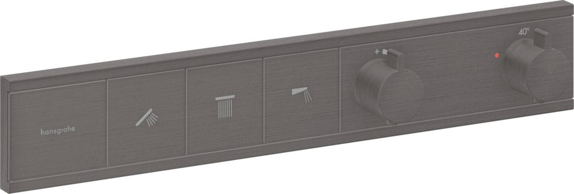 Hansgrohe Rainselect Thermostaat Inbouw - 3 Functies - Zwart Chroom