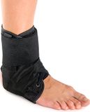 BraceID Lichtgewicht Enkelbrace | Enkelbandage | Zwart - Maat S