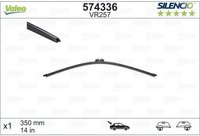 Valeo Silencio VR257 achterwisser - 35 cm - Zwart - 1 stuk - Geschikt voor Volvo V70/XC70