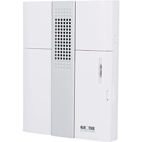 GROTHE Croma 50 - Melodieën-gong - Wit/Zilver - 47229