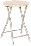 Home Deco Factory Krukje Nova - beige - hout/metaal - D30 x H45 cm