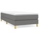 vidaXL Boxspring bed 80x200 cm stof donkergrijs
