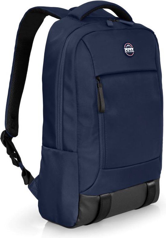 Port Designs Torino II - Laptop Rugzak - tot 16 inch - Polyester - Spat Waterdicht - 15L - Blauw