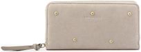 FREDsBRUDER Leren portemonnee The Beaded Wallet Creamy Cream crème