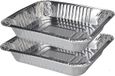 Barbecook Set van 4x stuks barbecue bereidingsbakken rechthoek 32 x 26 x 6 cm - Vlees grillen - BBQ rooster