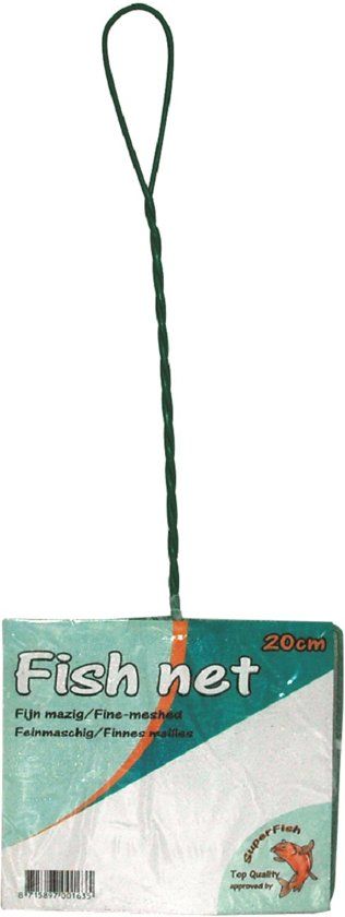 SuperFish visnet - schepnetje fijn wit 20 cm - 1 ST
