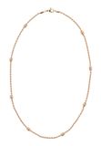 Gaya Rose Gold Minimalistische Ketting Vrouwen 45 cm