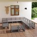 Maison Exclusive - Ensemble de jardin, 13 pièces, en pin massif