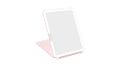 WEILY Make-upspiegel met verlichting, make-upspiegel, drie kleuren, instelbare led-cosmeticaspiegel, 2000 mAh, USB-oplaadbaar, verlichte tafelspiegel, make-upspiegel voor op reis (roze)
