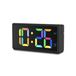 Hama Ibiza wekker - Multicolor-display - USB oplaadfuntie - Zwart