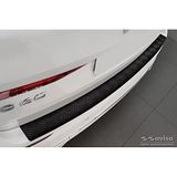 Matzwart Volvo Matzwart Aluminium Achterbumperprotector passend voor XC60 II 2017-2021 & FL 2021- incl. R-Design 'Riffled Plate'