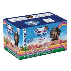 RENSKE Vers Multidoos 24 x 395 gr hondenvoer 1 tray 24 x 395 gram